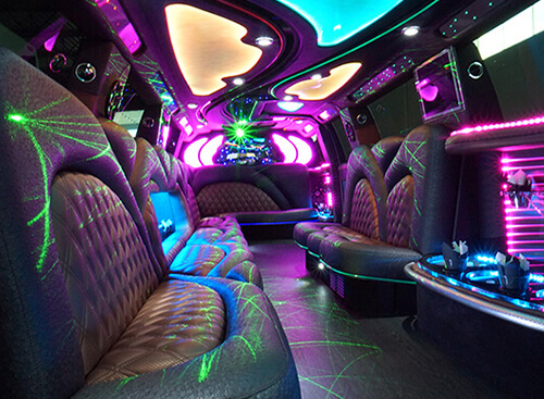 inside a limo
