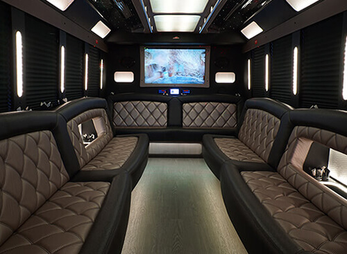 party bus interior
