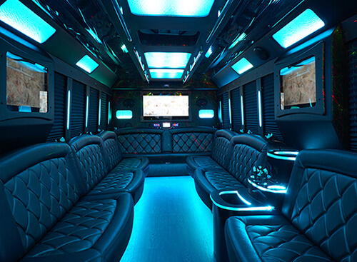30 passenger interior